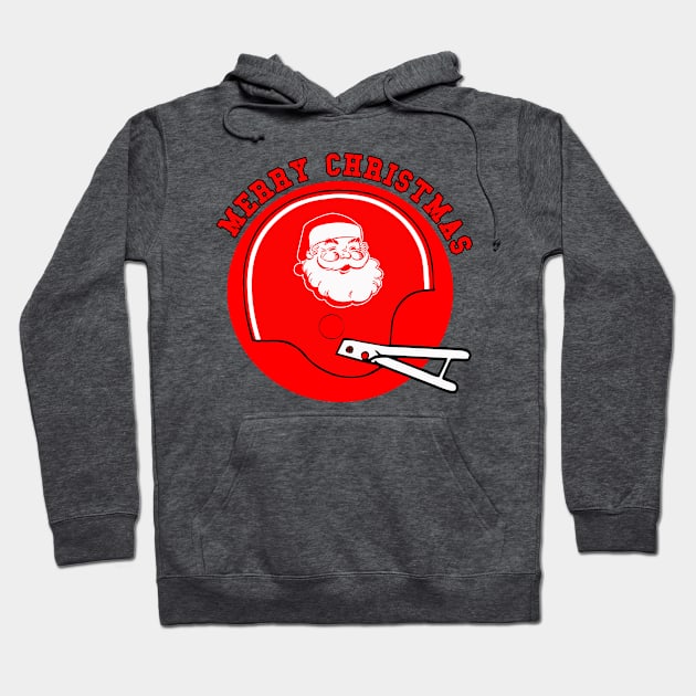 Merry Christmas Santa Helmet Hoodie by HelmetAddict